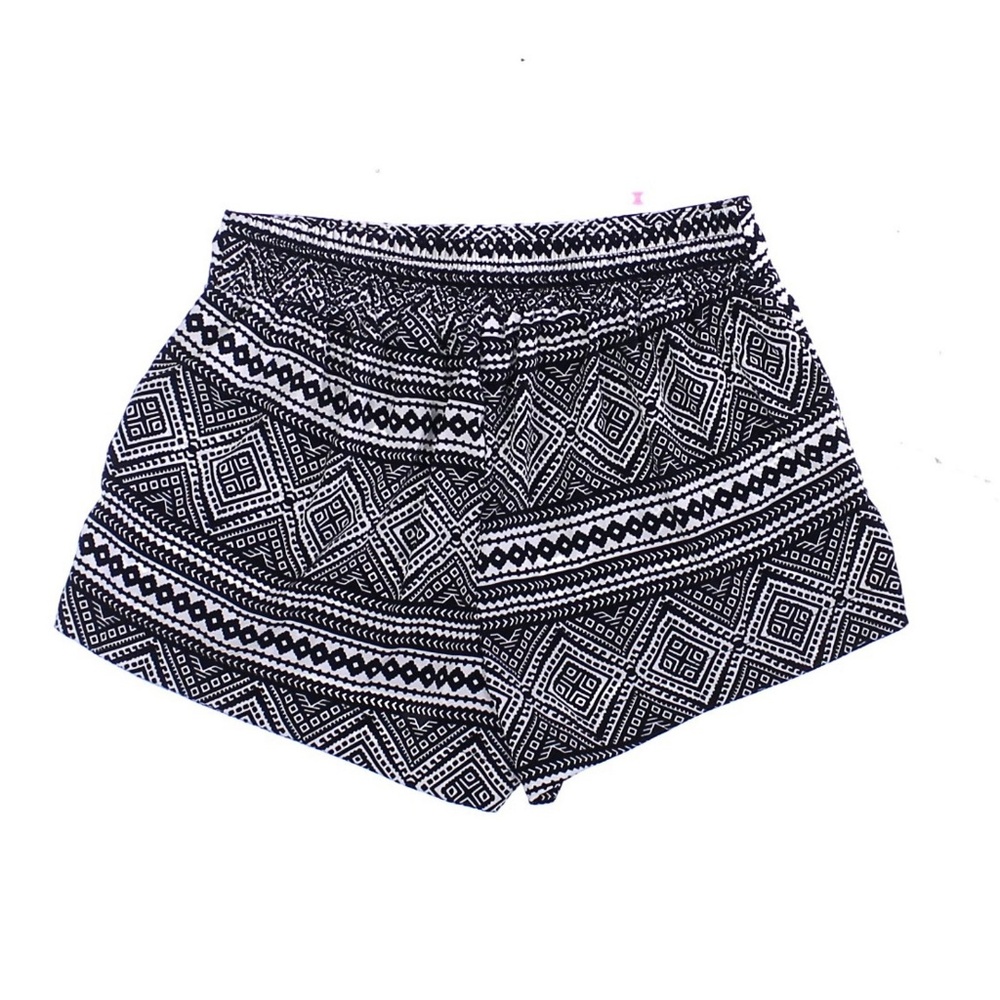 Womens Shorts High Rise Sz S Boho black